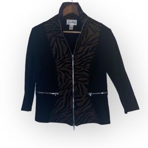 Joseph Ribkoff vintage scuba style jacket SIZE 14